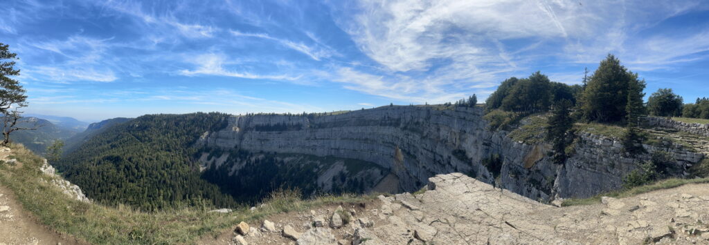 Der Creux du Van als Panoram 